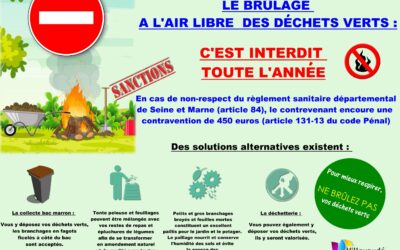 Brûlage à l&rsquo;air libre des déchets verts